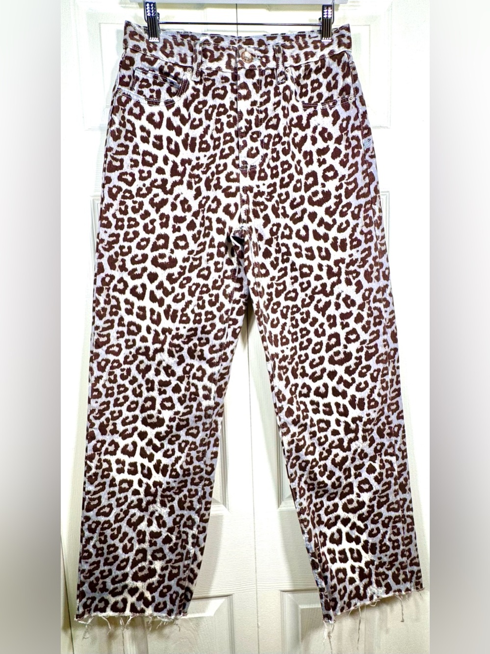BDG Urban Outfitters Leopard Baggy Skate Fit Jeans Size 28 NWOT